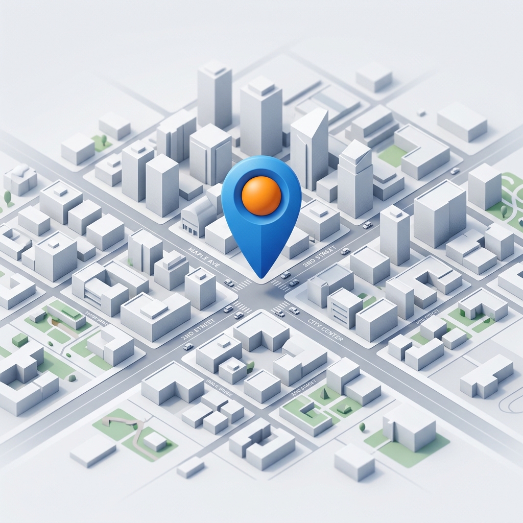 Stylized map showing Dehiwala office